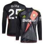 aston villa adidas goalkeeper shirt 2024-25 – long sleeve with olsen 25 printing – 202028939 Collection | Aston Villa Fan Shop