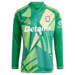 aston villa adidas goalkeeper shirt 2024-25 – long sleeve with olsen 25 printing Collection | Aston Villa Fan Shop