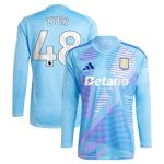 aston villa adidas goalkeeper shirt 2024-25 – long sleeve with zych 48 printing – 202153092 Collection | Aston Villa Fan Shop