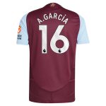aston villa adidas home authentic shirt 2024-25 with a.garcía 16 printing Collection | Aston Villa Fan Shop