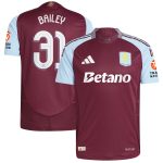 aston villa adidas home authentic shirt 2024-25 with bailey 31 cup printing Collection | Aston Villa Fan Shop