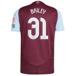 aston villa adidas home authentic shirt 2024-25 with bailey 31 cup printing Collection | Aston Villa Fan Shop