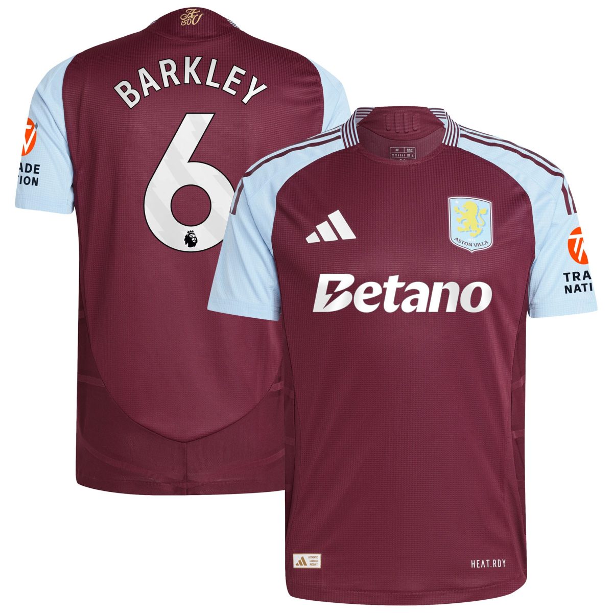 aston villa adidas home authentic shirt 2024-25 with barkley 6 printing Collection | Aston Villa Fan Shop