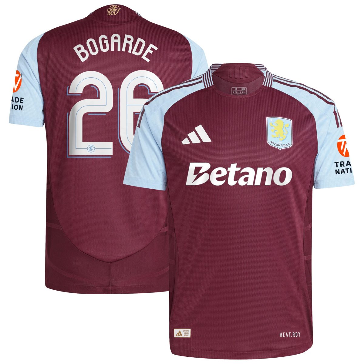aston villa adidas home authentic shirt 2024-25 with bogarde 26 cup printing Collection | Aston Villa Fan Shop