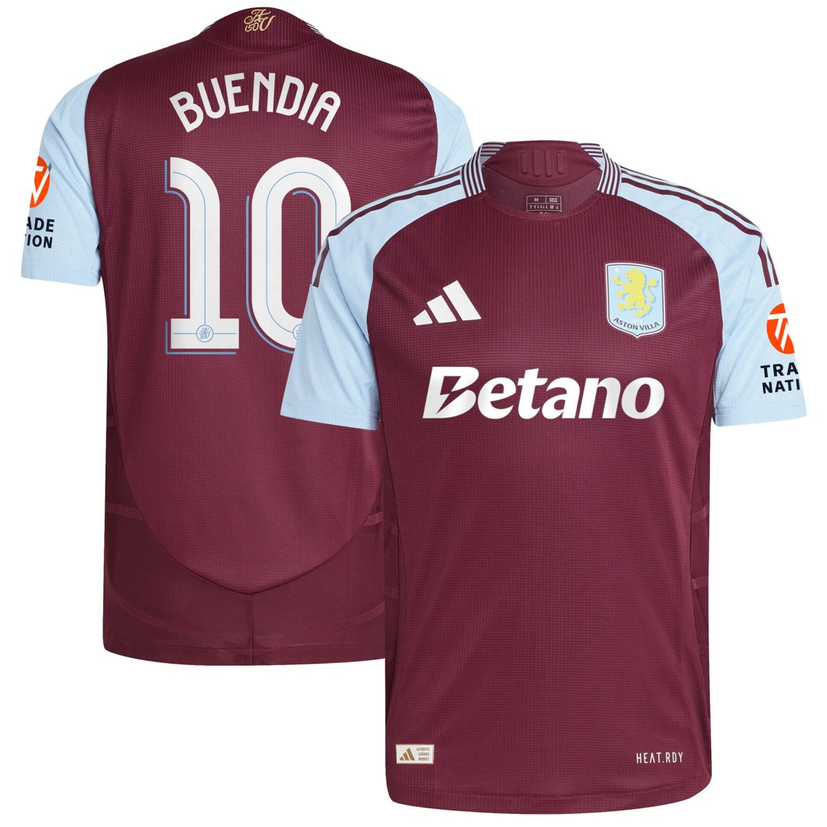 aston villa adidas home authentic shirt 2024-25 with buendia 10 cup printing Collection | Aston Villa Fan Shop