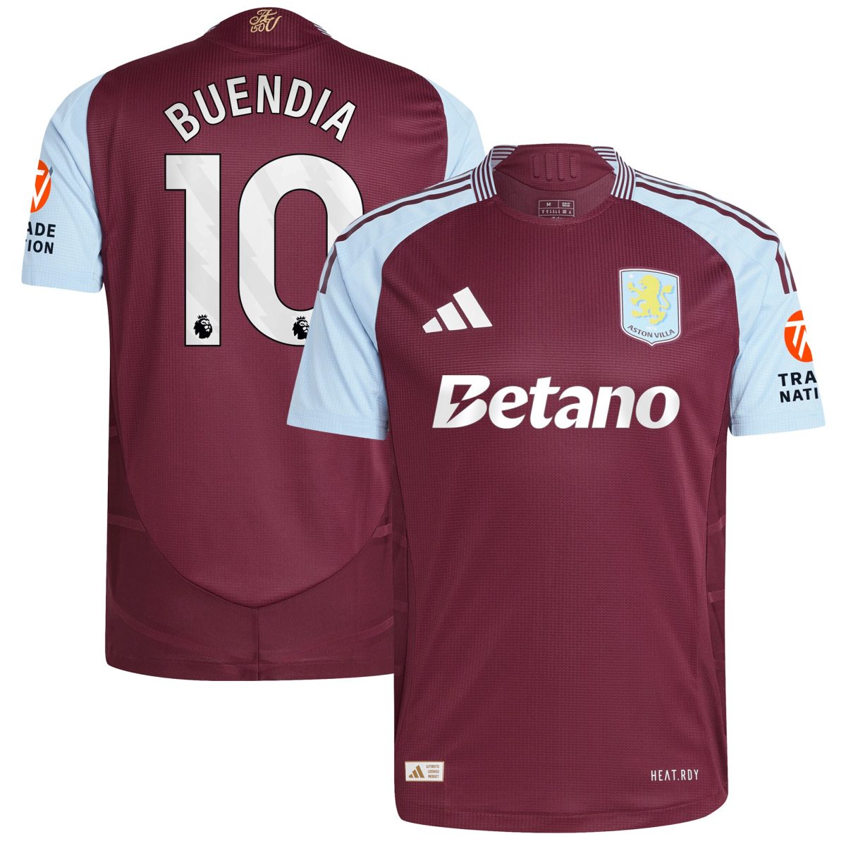 aston villa adidas home authentic shirt 2024-25 with buendia 10 printing Collection | Aston Villa Fan Shop
