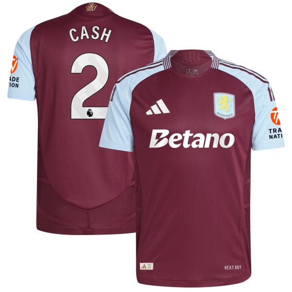 aston villa adidas home authentic shirt 2024-25 with cash 2 printing Collection | Aston Villa Fan Shop