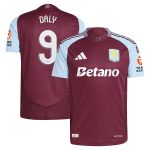 aston villa adidas home authentic shirt 2024-25 with daly 9 cup printing Collection | Aston Villa Fan Shop