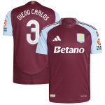 aston villa adidas home authentic shirt 2024-25 with diego carlos 3 cup printing Collection | Aston Villa Fan Shop