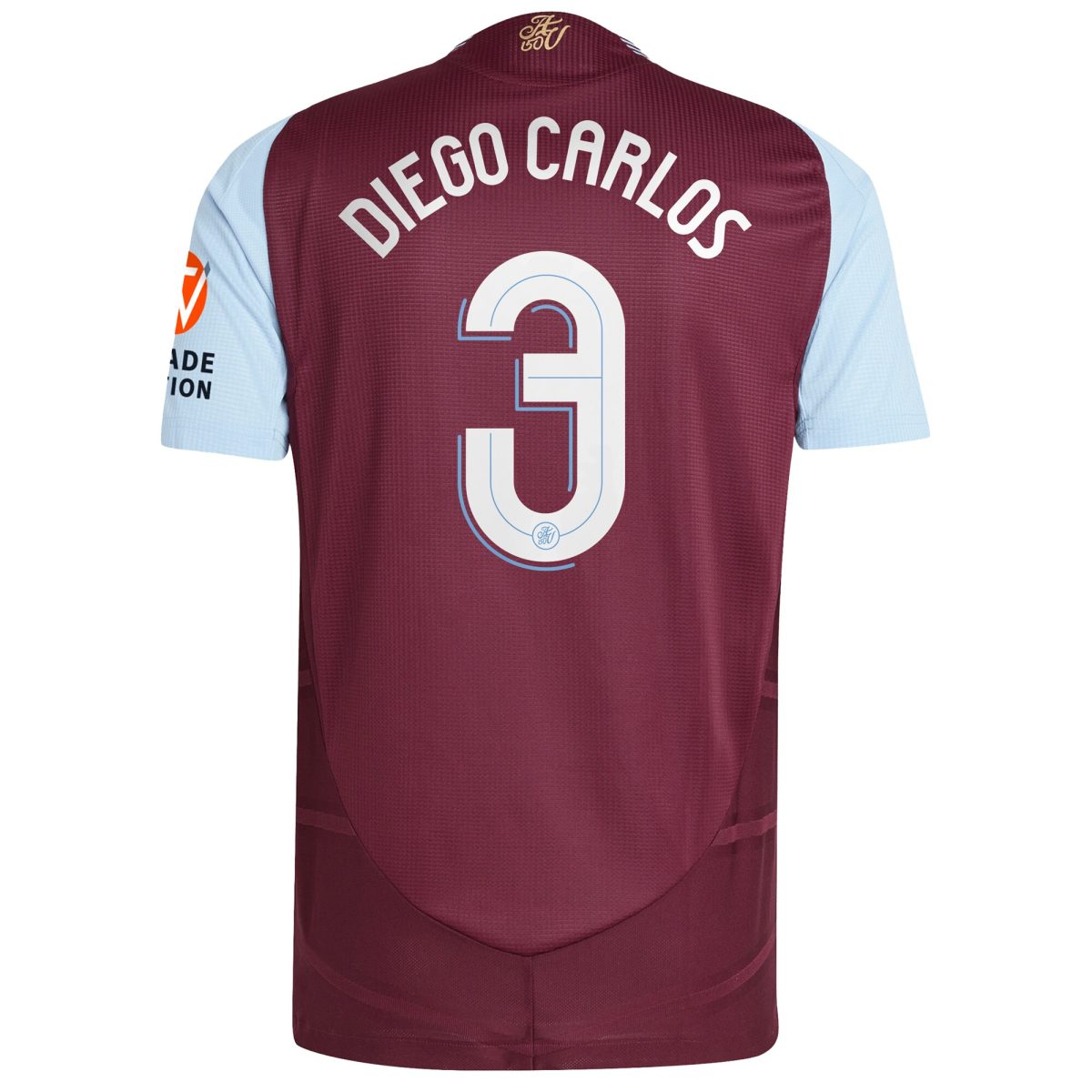 aston villa adidas home authentic shirt 2024-25 with diego carlos 3 cup printing Collection | Aston Villa Fan Shop