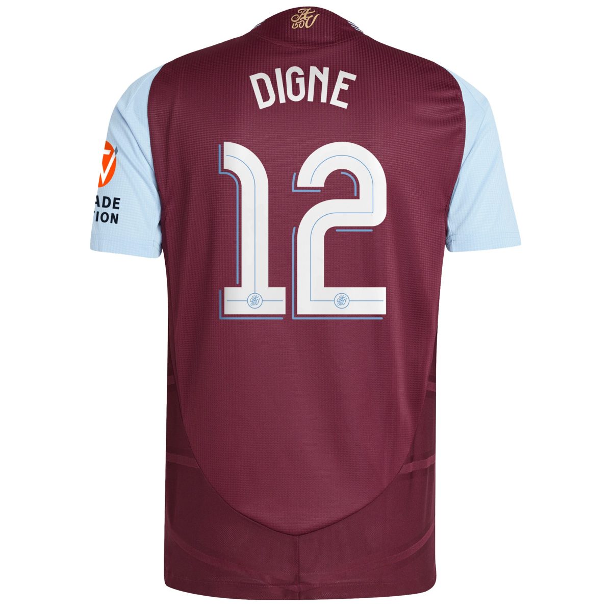 aston villa adidas home authentic shirt 2024-25 with digne 12 cup printing Collection | Aston Villa Fan Shop