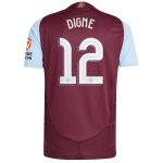 aston villa adidas home authentic shirt 2024-25 with digne 12 cup printing Collection | Aston Villa Fan Shop