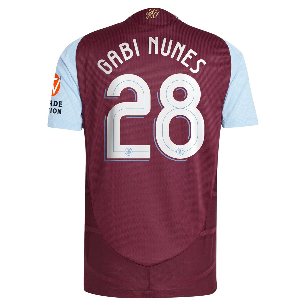 aston villa adidas home authentic shirt 2024-25 with gabi nunes 28 cup printing Collection | Aston Villa Fan Shop