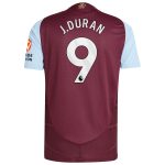 aston villa adidas home authentic shirt 2024-25 with j.duran 9 printing Collection | Aston Villa Fan Shop
