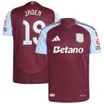 aston villa adidas home authentic shirt 2024-25 with jaden 19 cup printing Collection | Aston Villa Fan Shop