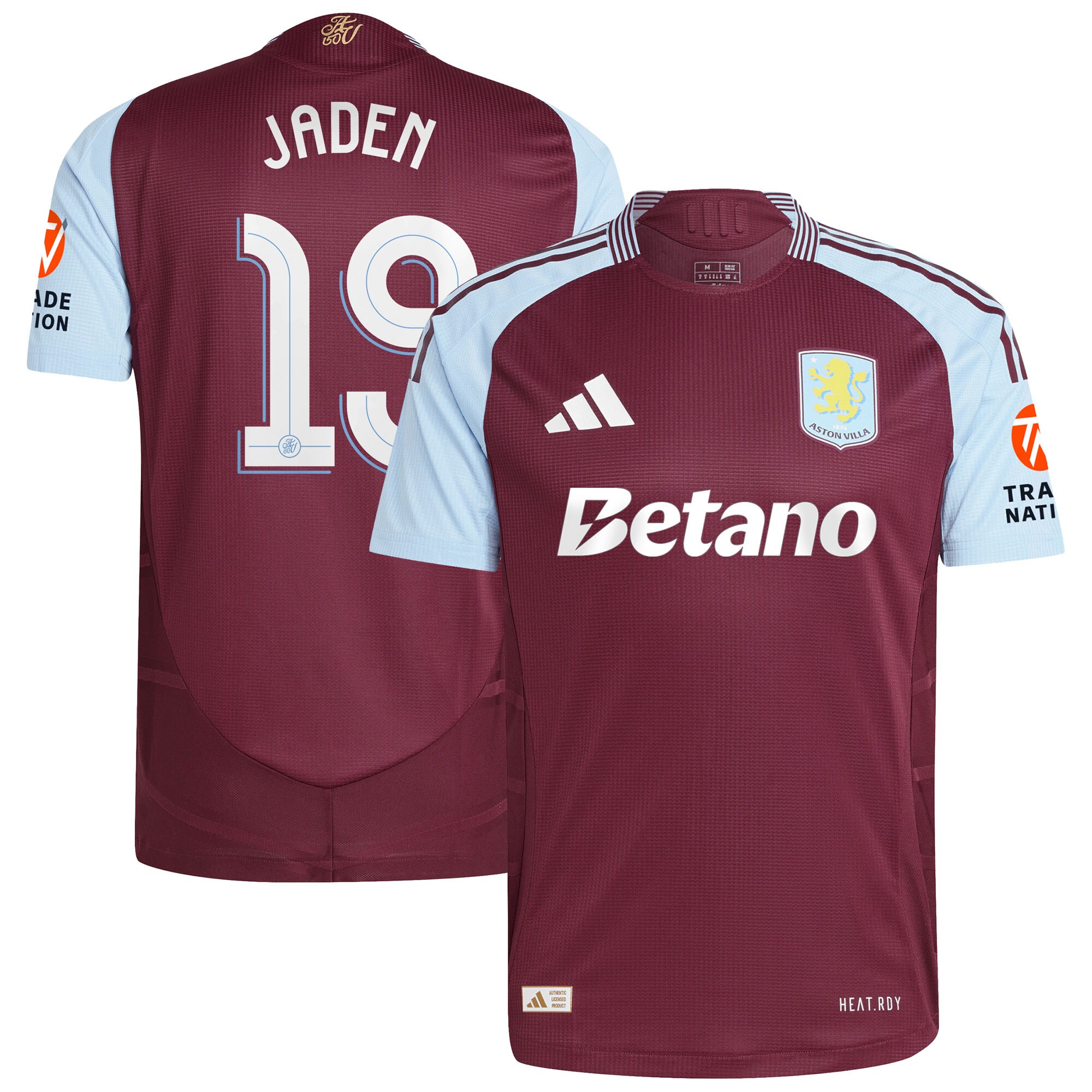 aston villa adidas home authentic shirt 2024-25 with jaden 19 cup printing Collection | Aston Villa Fan Shop