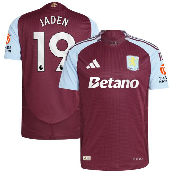 aston villa adidas home authentic shirt 2024-25 with jaden 19 printing Collection | Aston Villa Fan Shop