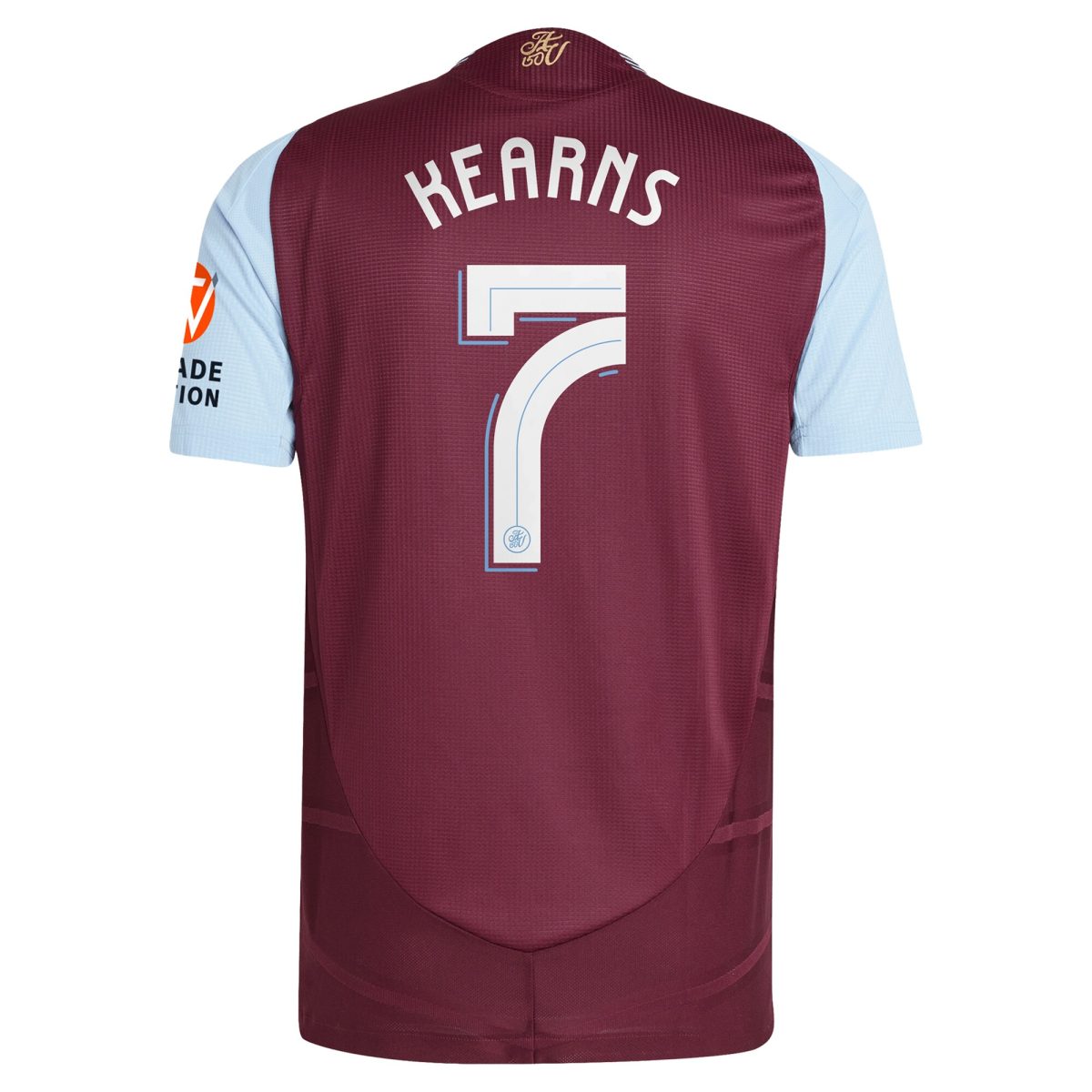 aston villa adidas home authentic shirt 2024-25 with kearns 7 cup printing Collection | Aston Villa Fan Shop