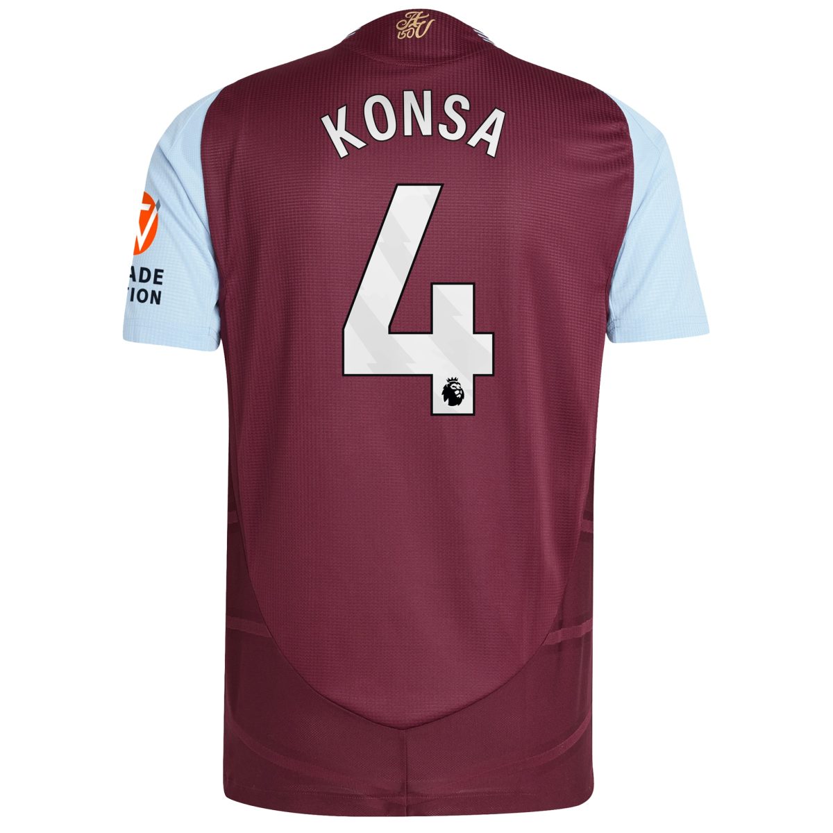 aston villa adidas home authentic shirt 2024-25 with konsa 4 printing Collection | Aston Villa Fan Shop