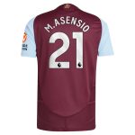 aston villa adidas home authentic shirt 2024-25 with m.asensio 21 printing Collection | Aston Villa Fan Shop