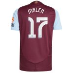 aston villa adidas home authentic shirt 2024-25 with malen 17 cup printing Collection | Aston Villa Fan Shop