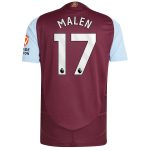 aston villa adidas home authentic shirt 2024-25 with malen 17 printing Collection | Aston Villa Fan Shop