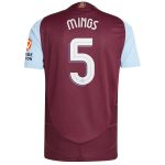 aston villa adidas home authentic shirt 2024-25 with mings 5 cup printing Collection | Aston Villa Fan Shop