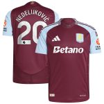 aston villa adidas home authentic shirt 2024-25 with nedeljković 20 printing Collection | Aston Villa Fan Shop