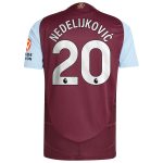 aston villa adidas home authentic shirt 2024-25 with nedeljković 20 printing Collection | Aston Villa Fan Shop