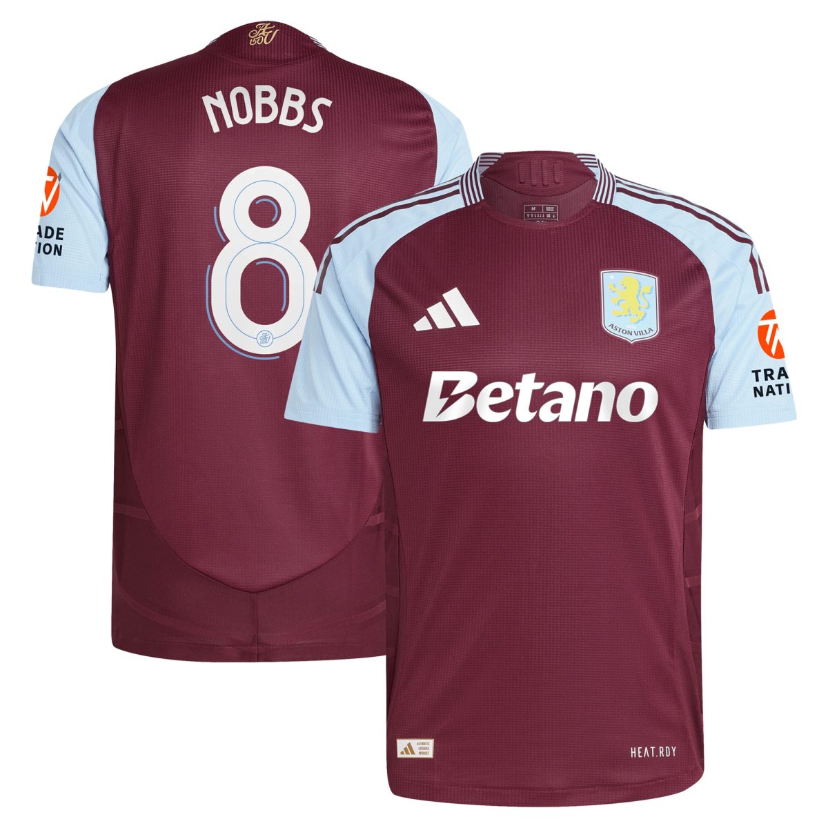 aston villa adidas home authentic shirt 2024-25 with nobbs 8 cup printing Collection | Aston Villa Fan Shop