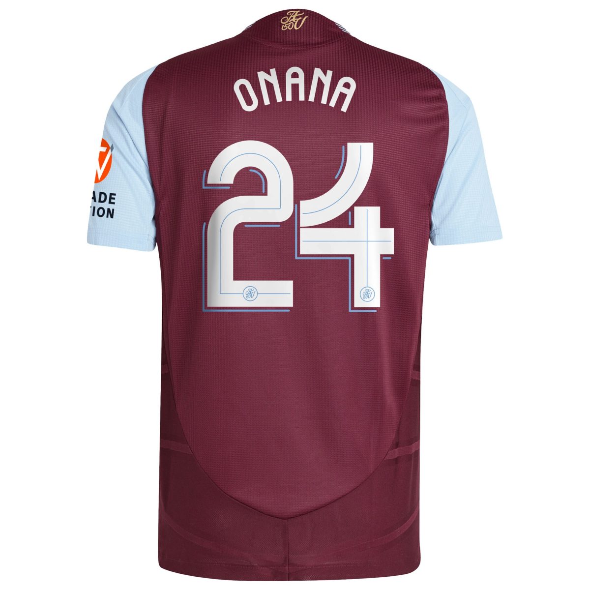 aston villa adidas home authentic shirt 2024-25 with onana 24 cup printing Collection | Aston Villa Fan Shop