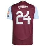 aston villa adidas home authentic shirt 2024-25 with onana 24 cup printing Collection | Aston Villa Fan Shop