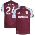 aston villa adidas home authentic shirt 2024-25 with onana 24 printing Collection | Aston Villa Fan Shop