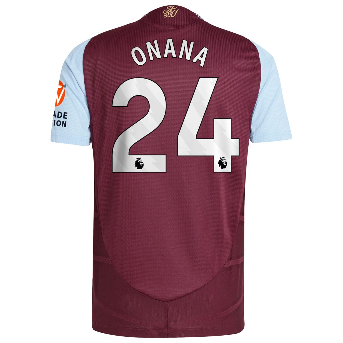 aston villa adidas home authentic shirt 2024-25 with onana 24 printing Collection | Aston Villa Fan Shop