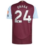 aston villa adidas home authentic shirt 2024-25 with onana 24 printing Collection | Aston Villa Fan Shop