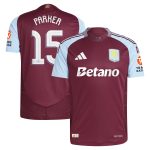 aston villa adidas home authentic shirt 2024-25 with parker 15 cup printing Collection | Aston Villa Fan Shop