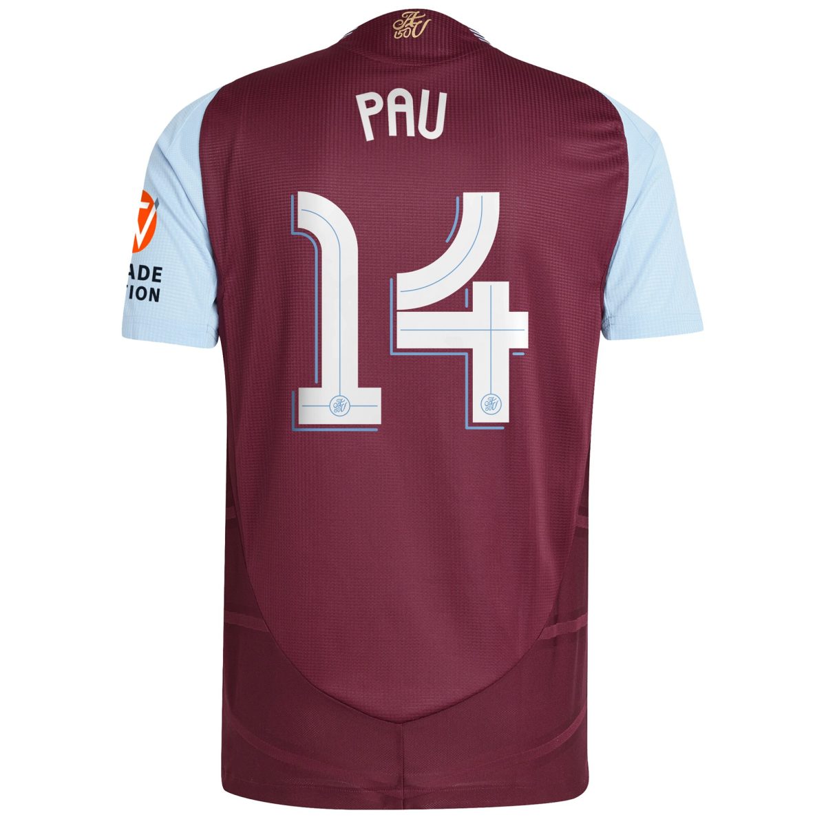 aston villa adidas home authentic shirt 2024-25 with pau 14 cup printing Collection | Aston Villa Fan Shop