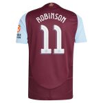 aston villa adidas home authentic shirt 2024-25 with robinson 11 cup printing Collection | Aston Villa Fan Shop