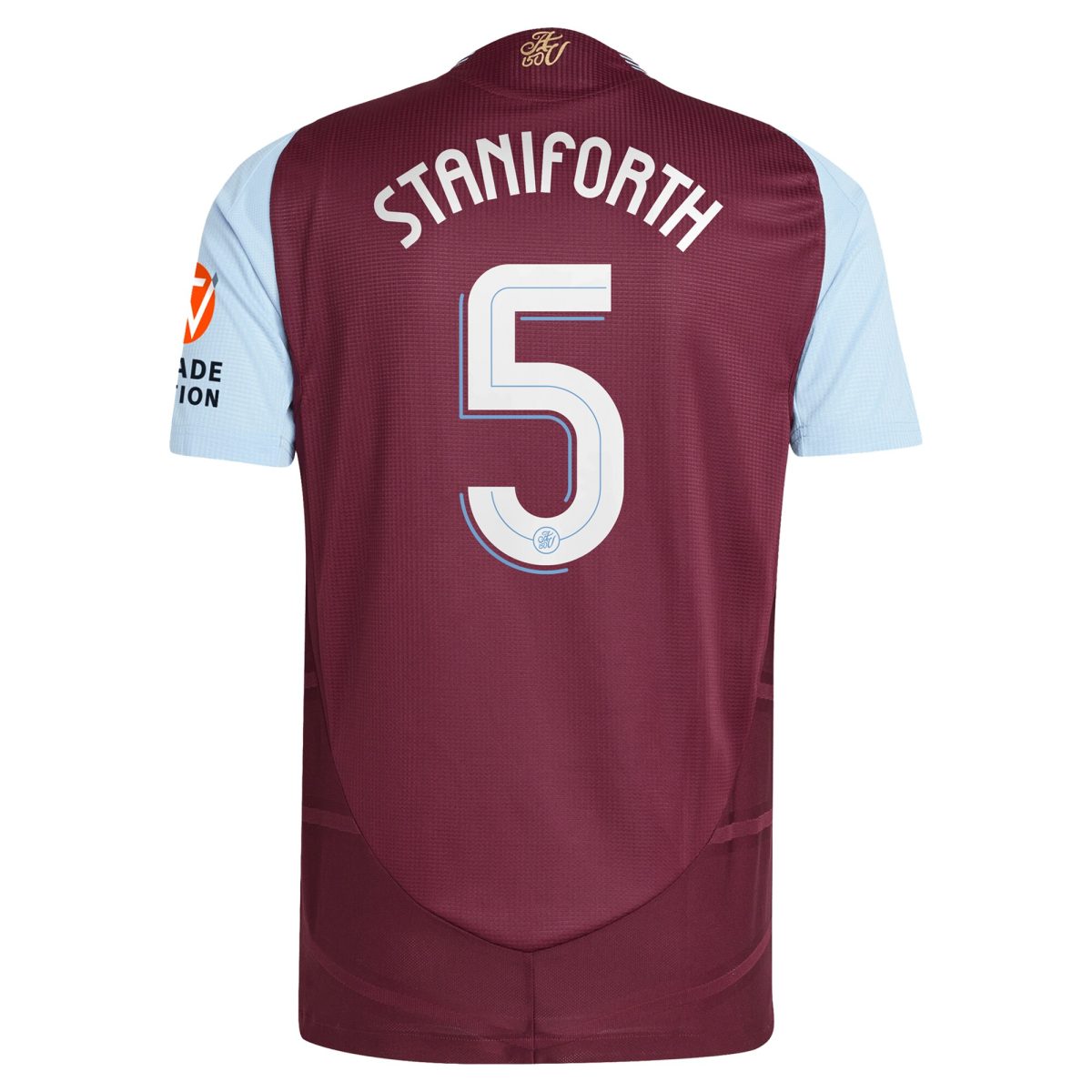 aston villa adidas home authentic shirt 2024-25 with staniforth 5 cup printing Collection | Aston Villa Fan Shop