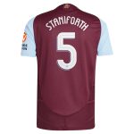 aston villa adidas home authentic shirt 2024-25 with staniforth 5 cup printing Collection | Aston Villa Fan Shop