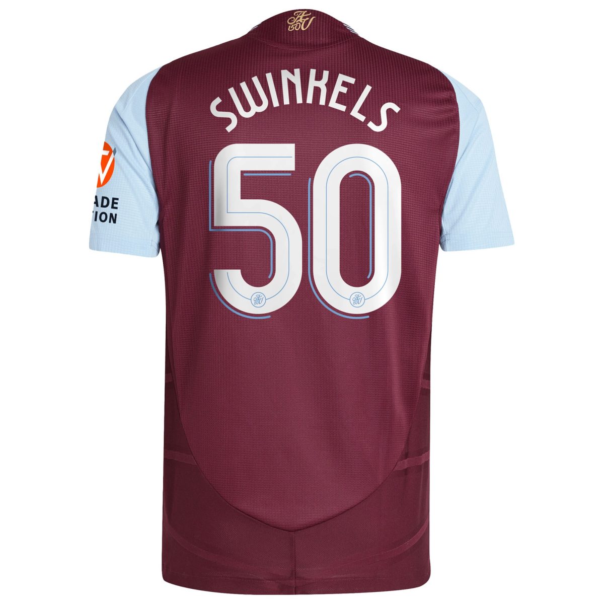 aston villa adidas home authentic shirt 2024-25 with swinkels 50 cup printing Collection | Aston Villa Fan Shop