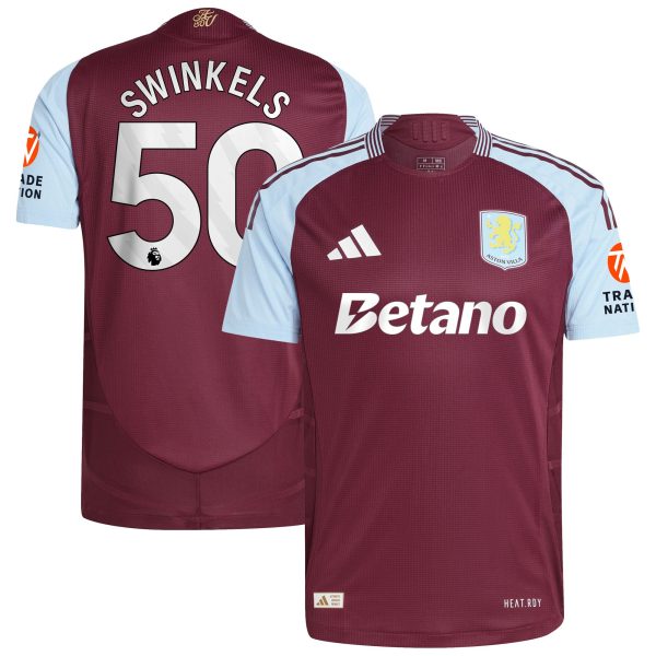 aston villa adidas home authentic shirt 2024-25 with swinkels 50 printing Collection | Aston Villa Fan Shop