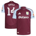 aston villa adidas home authentic shirt 2024-25 with turner 14 cup printing Collection | Aston Villa Fan Shop