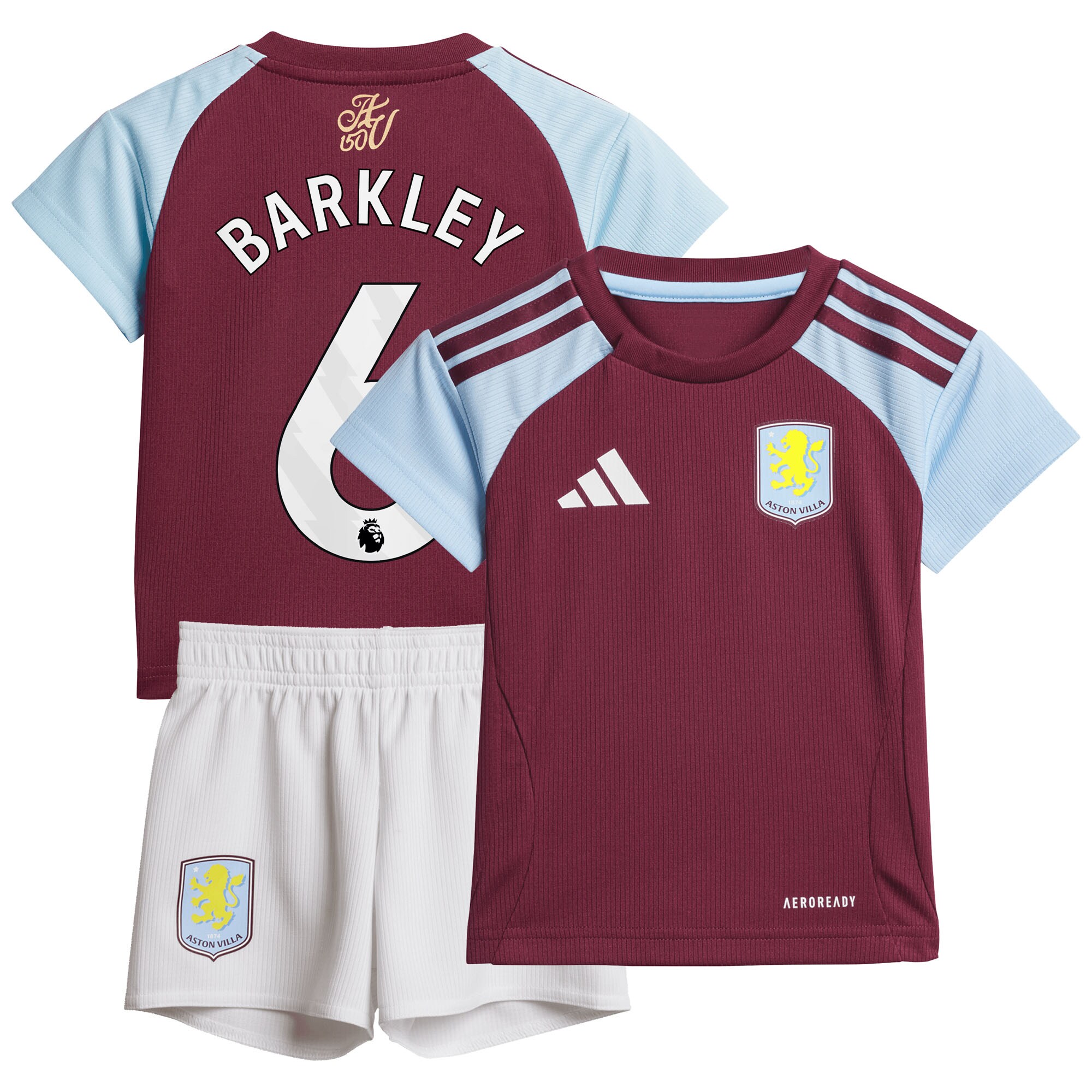 aston villa adidas home baby kit 2024-25 with barkley 6 printing Collection | Aston Villa Fan Shop