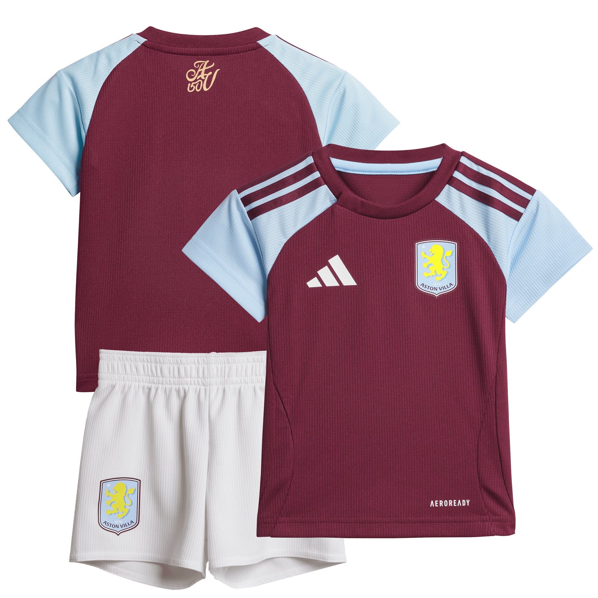aston villa adidas home baby kit 2024-25 with custom printing Collection | Aston Villa Fan Shop