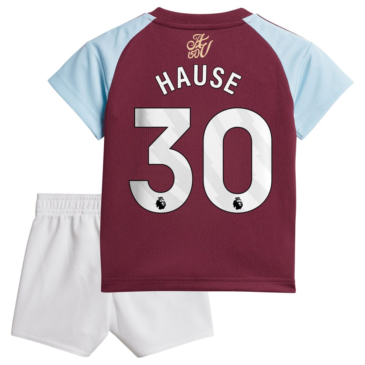 aston villa adidas home baby kit 2024-25 with hause 30 printing Collection | Aston Villa Fan Shop