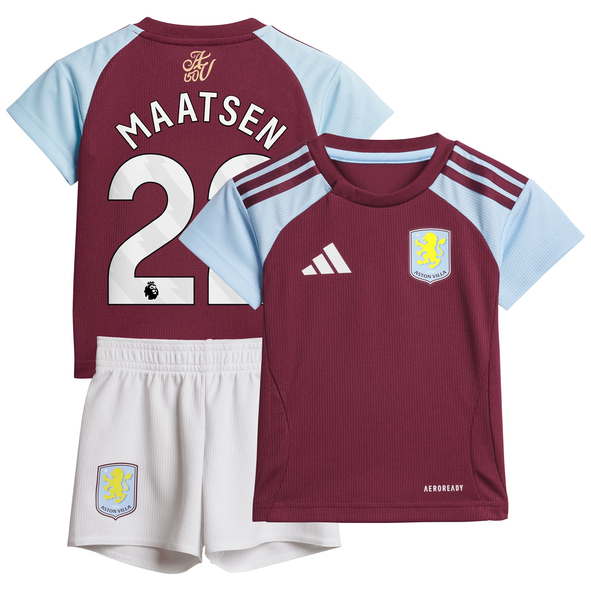 aston villa adidas home baby kit 2024-25 with maatsen 22 printing Collection | Aston Villa Fan Shop