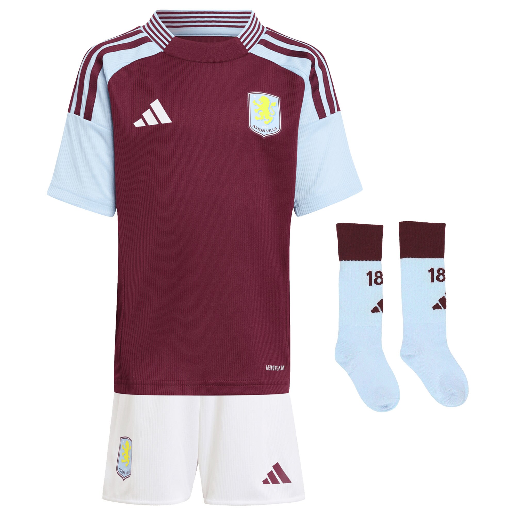 aston villa adidas home mini kit 2024-25 with bogarde 26 printing Collection | Aston Villa Fan Shop