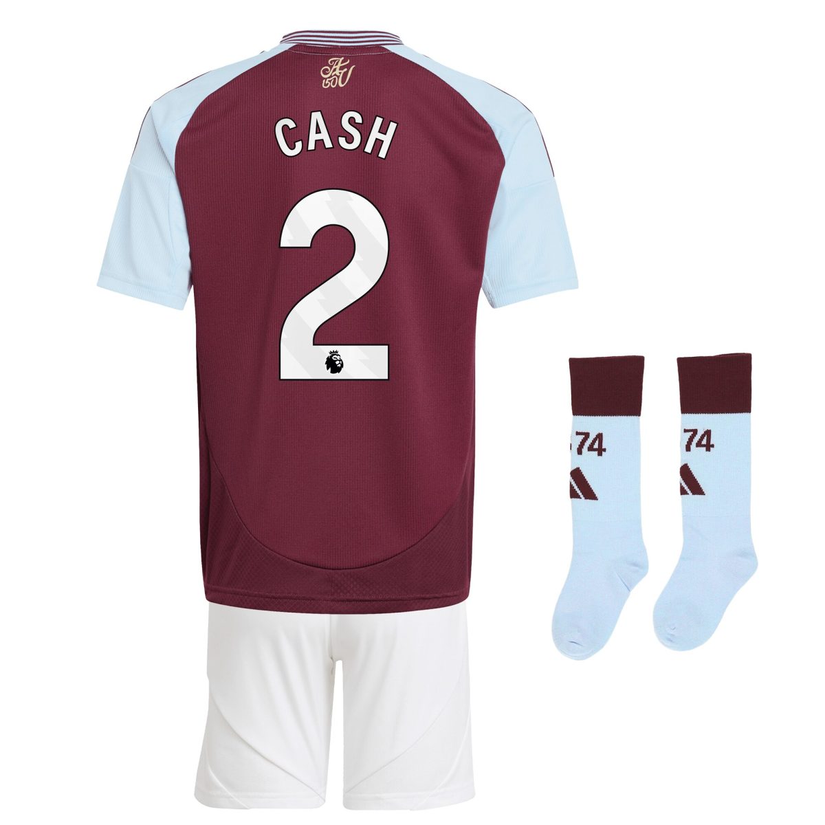 aston villa adidas home mini kit 2024-25 with cash 2 printing Collection | Aston Villa Fan Shop