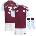 aston villa adidas home mini kit 2024-25 with diego carlos 3 printing Collection | Aston Villa Fan Shop